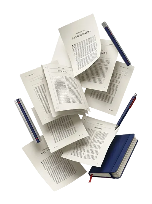 Typography and layout studies for a book cover
